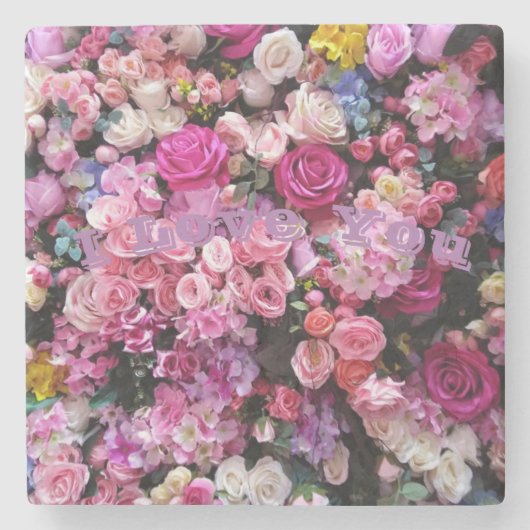 Rose von Stone Untersetzer Liebe (Vorderseite)