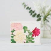 Rose von Tanigami Konan Postkarte (Stehend Vorderseite)