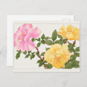 Rose von Tanigami Konan Postkarte (Vorne/Hinten)