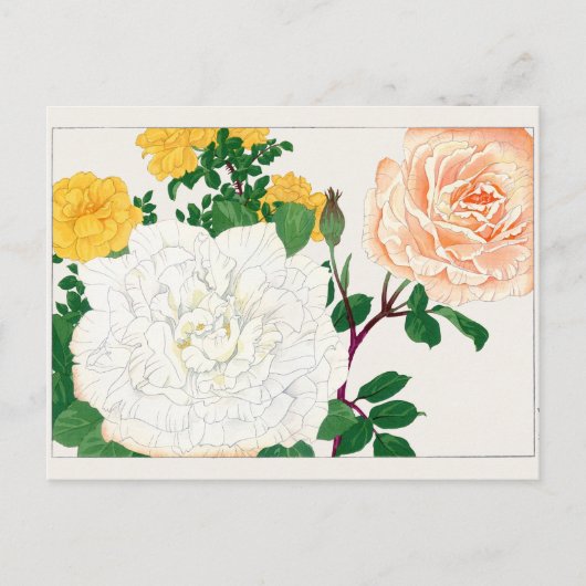Rose von Tanigami Konan Postkarte (Vorderseite)