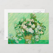 Rose von van Gogh Postcard Postkarte (Vorne/Hinten)