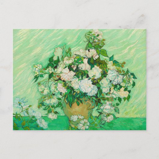 Rose von van Gogh Postcard Postkarte (Vorderseite)
