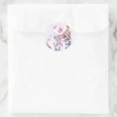 Rose von Versailles Runder Aufkleber (Tasche)