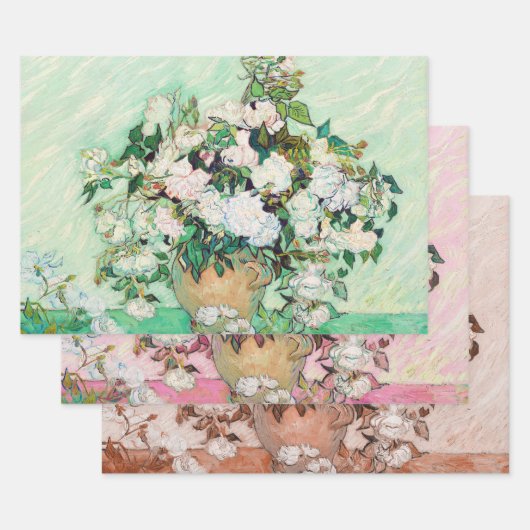 Rose von Vincent Van Gogh, Decoupage Geschenkpapier Set (Set)
