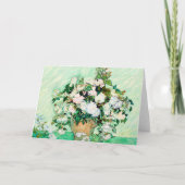 Rose von Vincent van Gogh Karte (Vorderseite)