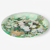 Rose von Vincent van Gogh Pappteller (Schrägansicht)