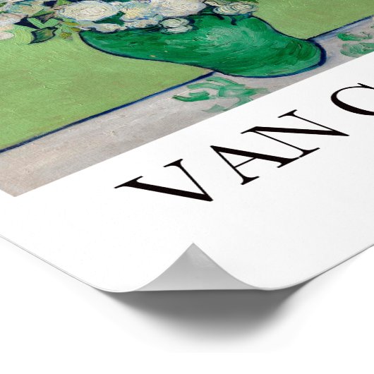 Rose von Vincent Van Gogh Poster (Ecke)