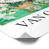 Rose von Vincent van Gogh Poster (Ecke)