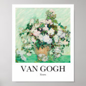 Rose von Vincent van Gogh Poster (Vorne)
