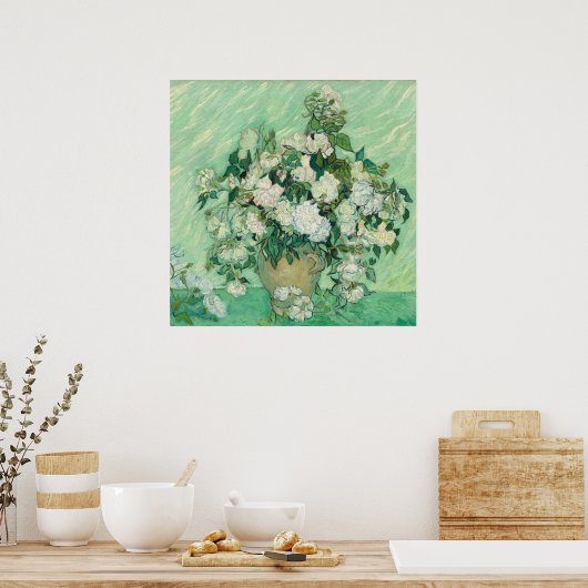 Rose von Vincent Van Gogh Poster (Küche)