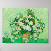 Rose von Vincent van Gogh Poster Print (Vorne)