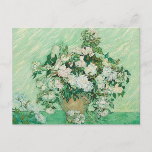 Rose von Vincent van Gogh Postkarte (Vorderseite)