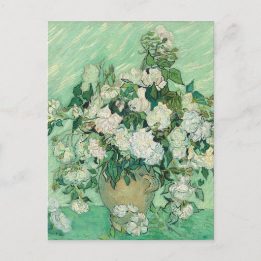 Rose von Vincent Van Gogh Postkarte (Vorderseite)