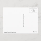 Rose von Vincent Van Gogh Postkarte (Rückseite)