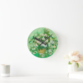 Rose von Vincent van Gogh Round Wall Clock Runde Wanduhr (Zuhause)
