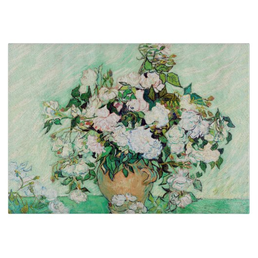 Rose von Vincent van Gogh Schneidebrett (Vorderseite)