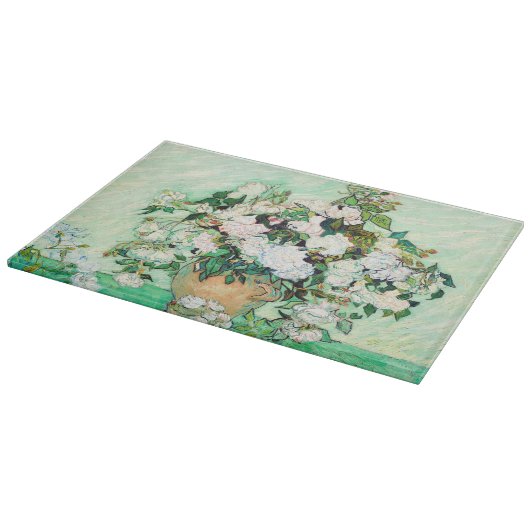 Rose von Vincent van Gogh Schneidebrett (Ecke)