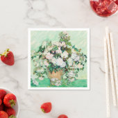 Rose von Vincent van Gogh Serviette (Beispiel)