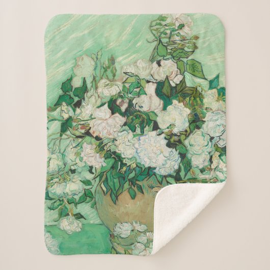 Rose von Vincent Van Gogh Sherpadecke (Vorderseite)