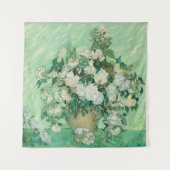 Rose von Vincent Van Gogh Wandteppich (Vorderseite)