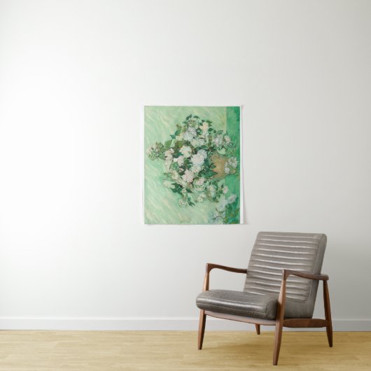 Rose von Vincent van Gogh Wandteppich (Beispiel)