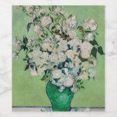 Rose von Vincent Van Gogh Weinetikett (Einzelnes Label)