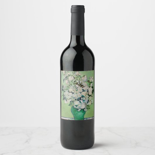 Rose von Vincent Van Gogh Weinetikett (Vorderseite)