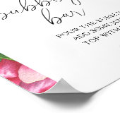 Rose von Wasserfarben - Bar Poster (Ecke)