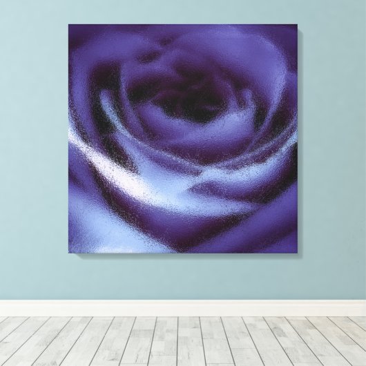 Rose von Weichlavender Leinwanddruck (Insitu (Holzboden))