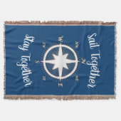 Rose von Windschutzscheiben Nautical Compass Custo Decke (Vorderseite)