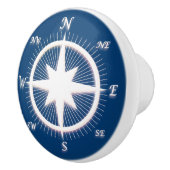 Rose von Windschutzscheiben Nautical Compass Custo Keramikknauf (Rechts)