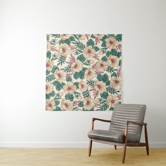 Rose Wandteppich (Beispiel (Horizontal))
