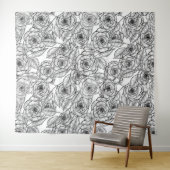 Rose Wandteppich (Beispiel (Horizontal))