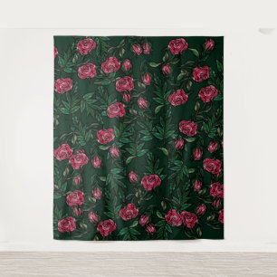 Rose Wandteppich