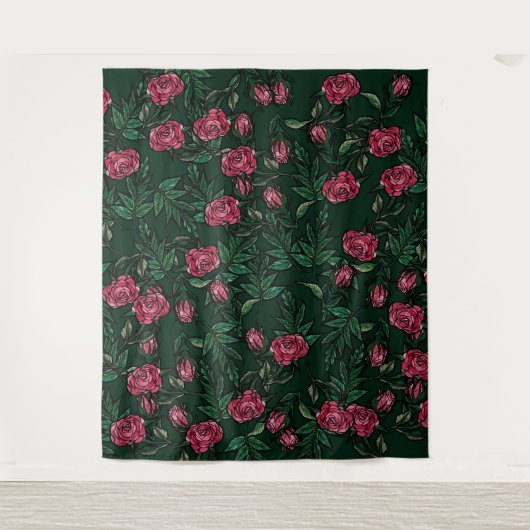 Rose Wandteppich (Vorderseite)