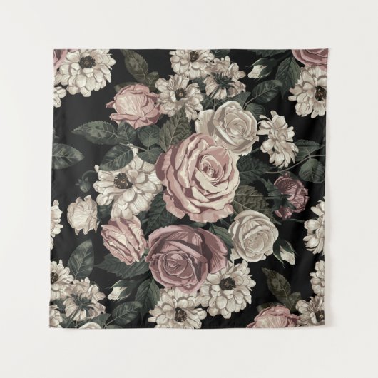 Rose Wandteppich (Vorderseite (Horizontal))