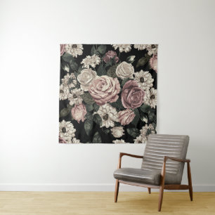 Rose Wandteppich