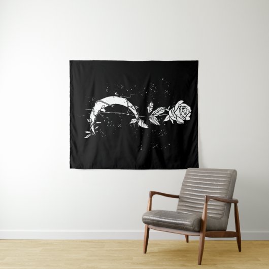 Rose Wandteppich (Beispiel (Horizontal))