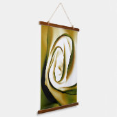 Rose-Wandteppiche aus Holz auf der Erde Wandteppich Mit Holzrahmen (Gewinkelt)