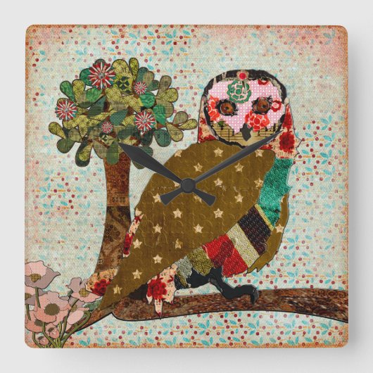 Rose Wanduhr (Vorderseite)