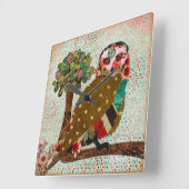 Rose Wanduhr (Winkel)