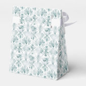 Rose Wappen mit Bow | Monografische Hochzeit Geschenkschachtel (Rückseite)