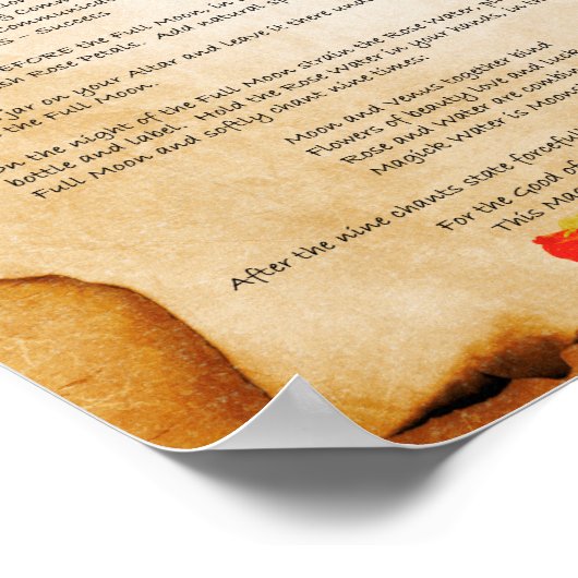 ROSE WASSER POSTER (Ecke)