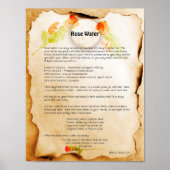 ROSE WASSER POSTER (Vorne)