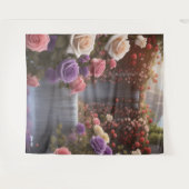 Rose Wasserfall Gedeckter Wasserfall Wandteppich (Vorderseite (Horizontal))