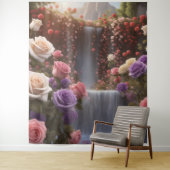 Rose Wasserfall Gedeckter Wasserfall Wandteppich (Beispiel)