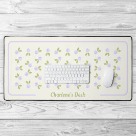 Rose Wasserfarbe - Alicia Lila Schreibtischunterlage