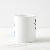 Rose Wasserfarbe Hüften Kaffeetasse (Mittel)