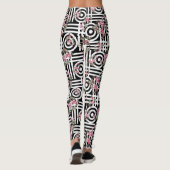 Rose Wasserfarbe Leggings (Rückseite)