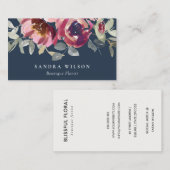 ROSE WASSERFARBE VISITENKARTE (Vorne/Hinten)